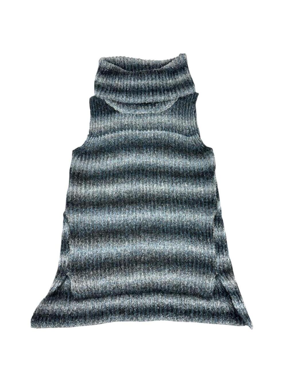 Hem & Thread Sleeveless Cowl Tunic Sweater‎